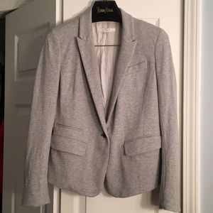 Sweatshirt material blazer